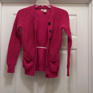 DKNY JEANS Petites Women's Casual Solid Pink Cardigan Sweater Pink
3/4 Sleeve